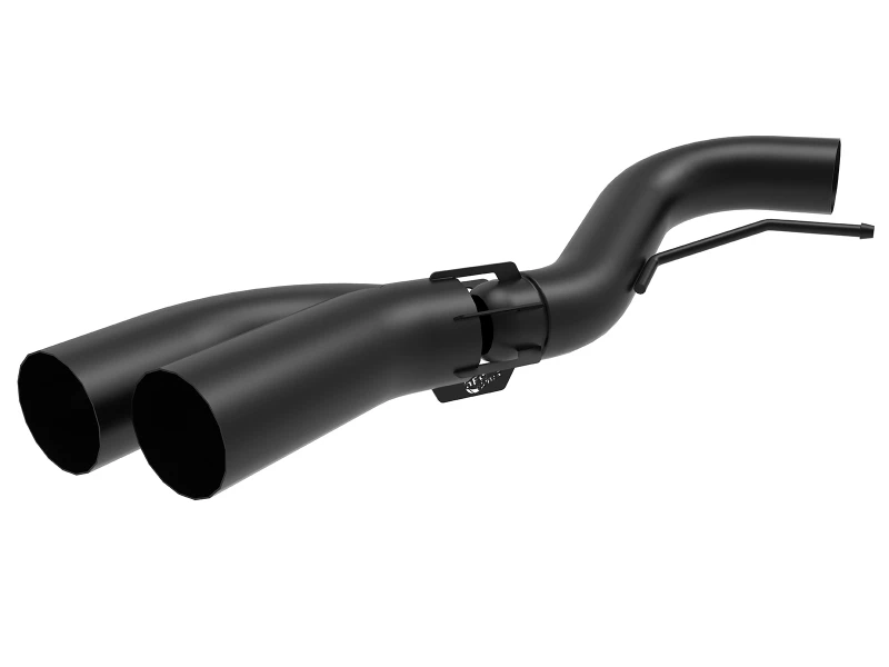 aFe Rebel DPF-Back 409 SS Auspuffsystem mit Doppel-Black-Tipps 18-19 Ford F-150 V6 3.0L (td)