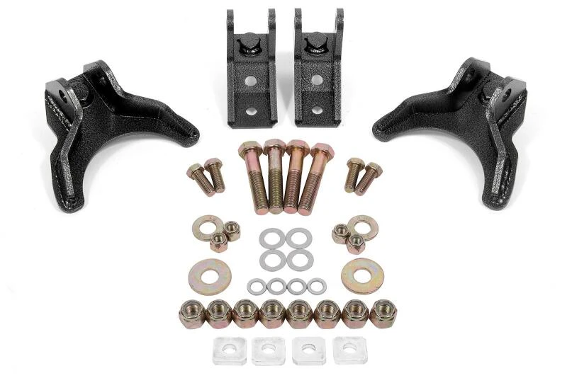 BMR 82-02 3. Generation F-Body Coilover-Umbausatz hinten, nicht einstellbare Shock-Montage ohne CAB - Schwarz Hammertone