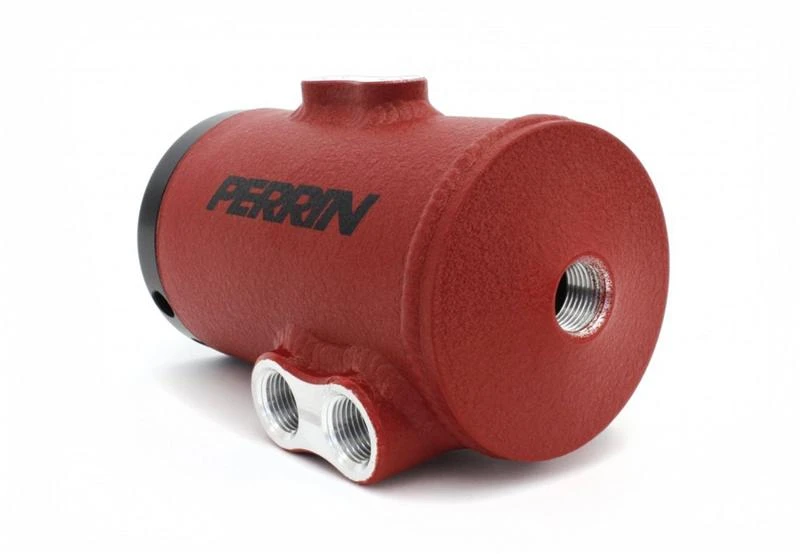 Perrin Red Air Oil Separator for 08-14 Subaru WRX/STI