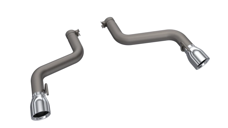 QTP 16-18 Chevrolet Camaro SS 6.2L 304SS Eliminator Muffler Delete Axle Back Exhaust w/4.5in Tips