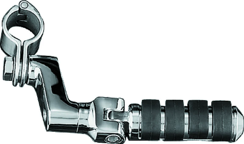 Kuryakyn Small ISO Offset Highway Pegs mit 1-1/4 Zoll Klemme Chrom (Paar)