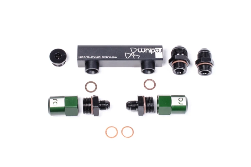 Radium Engineering Bosch Pumpen 4-Port-Manifold wiederverwendet Checkventile - Universal