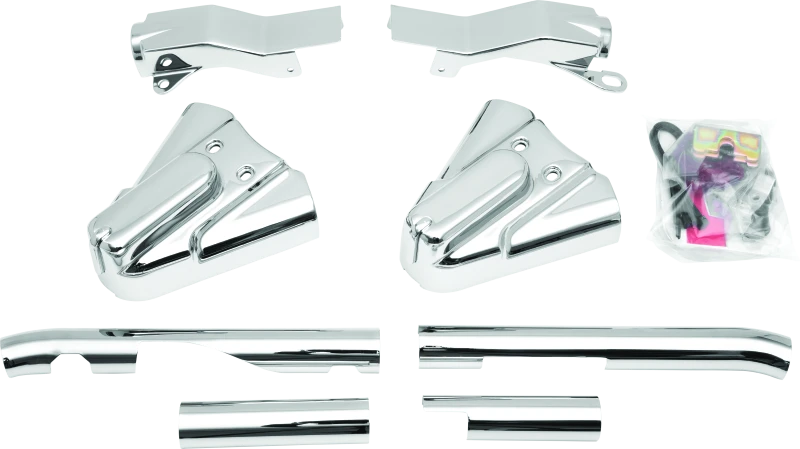 Kuryakyn Swingarm Cover Kit - Unlighted für 86-99 Softail Modelle Chrome