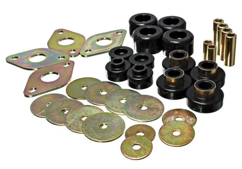 Energy Suspension Karosserie-Montagesatz - Reg Access & Doppelkabine - Schwarz