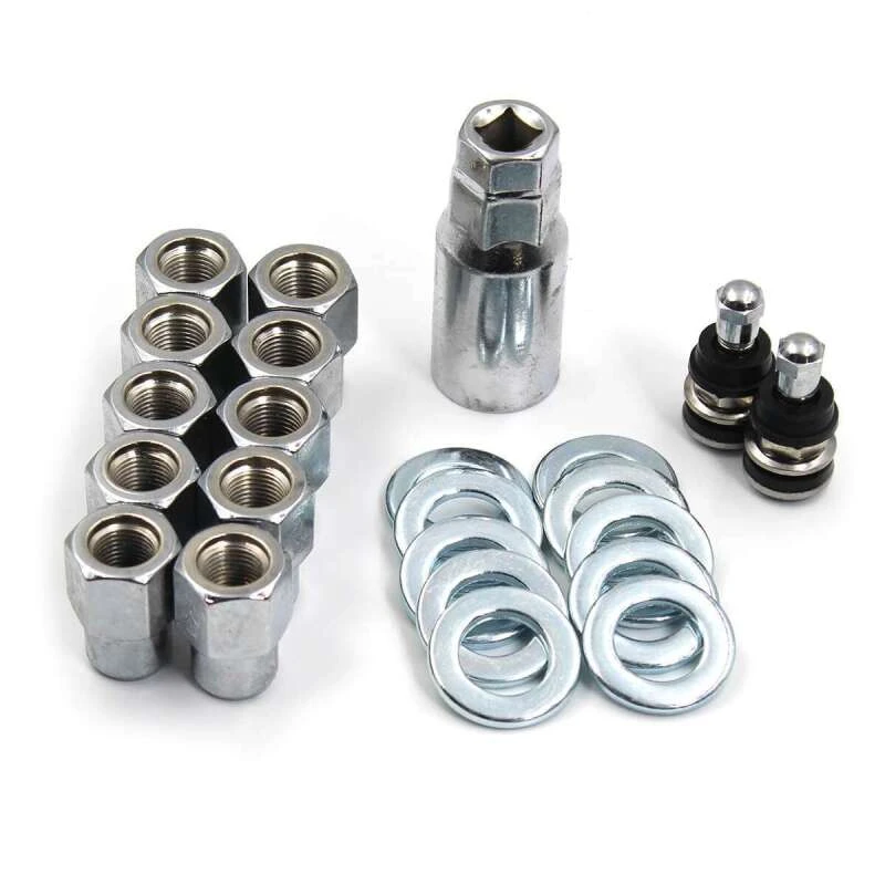 Race Star Pro Forged Lug Kit 7/16in. Closed .50in. Shank 13/16in. Head (1.063in. Washer) – Set of 10