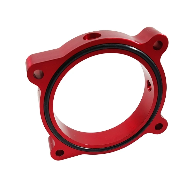 Torque Solution Drosselklappenabstandshalter (Rot) für Ford Mustang GT 5.0L 2011–2016