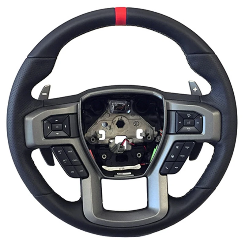 Ford Racing 2015-2017 F-150 Raptor Leistungslenkrad-Kit - Rote Sichtlinie