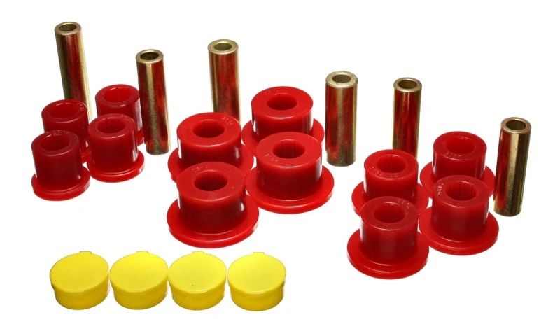 Energy Suspension 02-05 Dodge Ram 1500 2WD Rote Hintere Blattfederbuchsen-Set