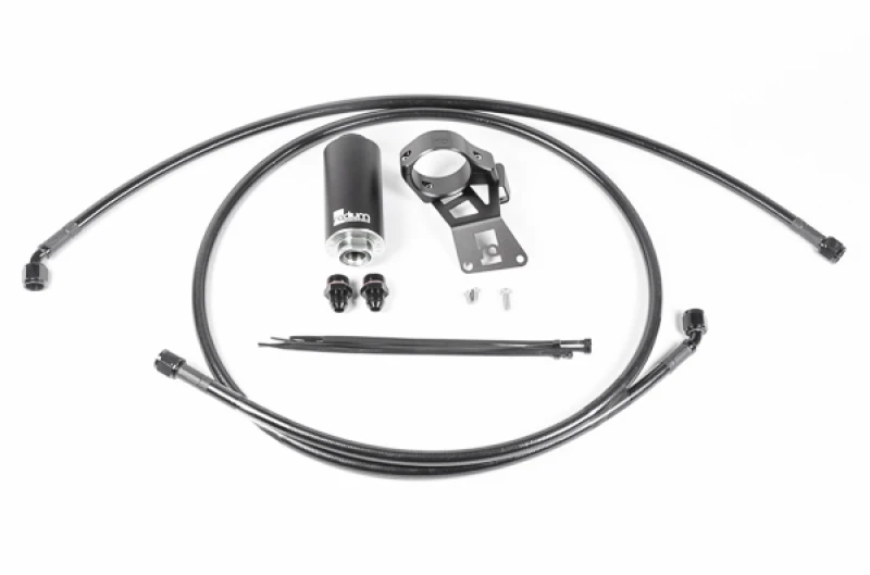 Radium Engineering Kraftstoff-Hänger-Feed-Kit - Edelstahl-Filter für Mitsubishi EVO X