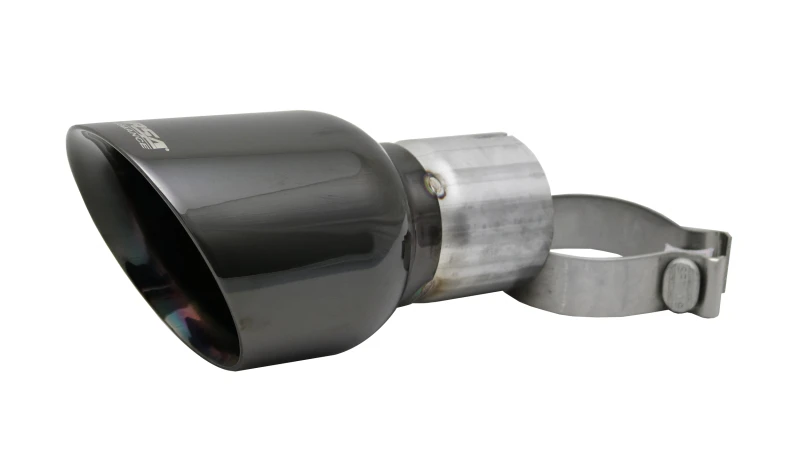 Corsa 2009-2019 Einzel Universal 3,0 Zoll Einlass / 4,5 Zoll Auslass Schwarz PVD Pro-Series Tip Kit