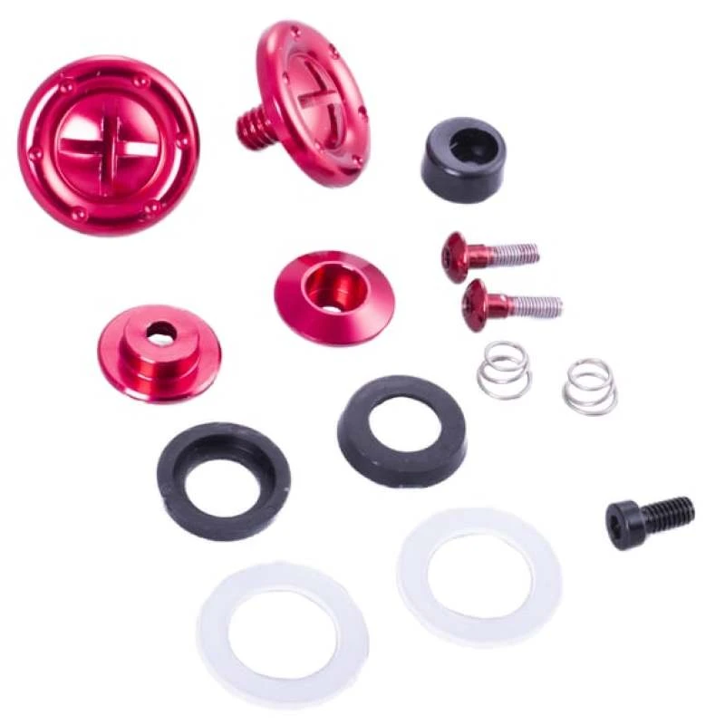 RaceQuip Rot-Hardware-Pivot-Kit für Gesichtsschild passt zu PRO- und VESTA-Modell-Helmen