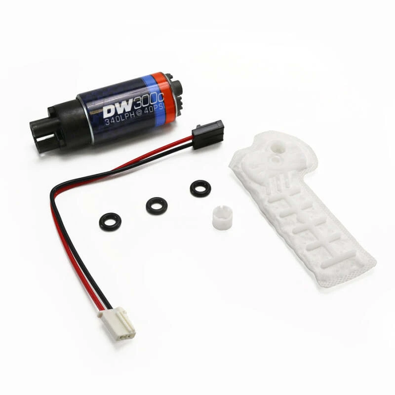 DeatschWerks 340lph Kompakt Kraftstoffpumpe mit Installationskit für 22-24 Subaru WRX / 21-24 BRZ/GR86