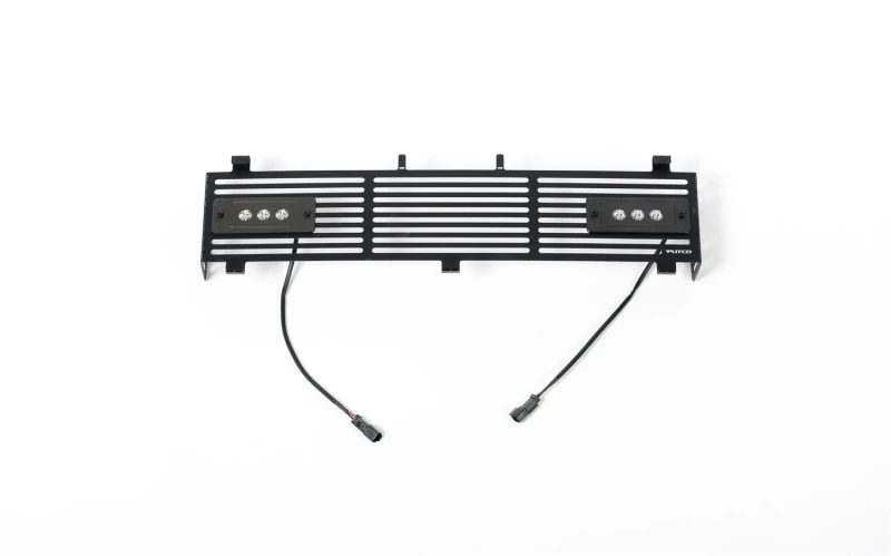 Putco 11-16 Ford SuperDuty - SS Schwarzes Bar Design mit 2x 6-Zoll-Lichtleisten Kühlergrill-Einsätze