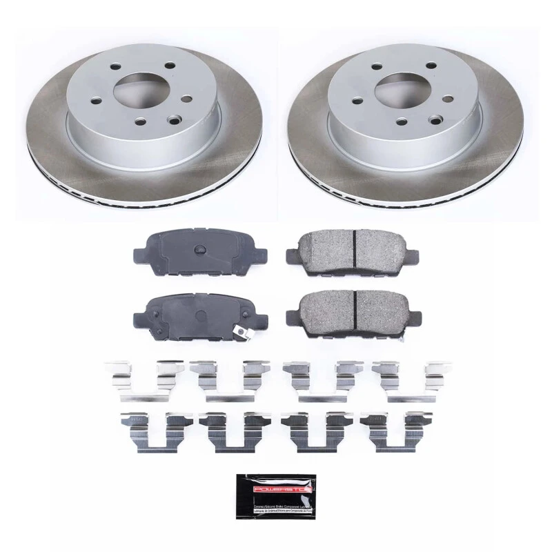 Power Stop 03-05 Nissan 350Z Rear Semi-Coated Rotor Kit