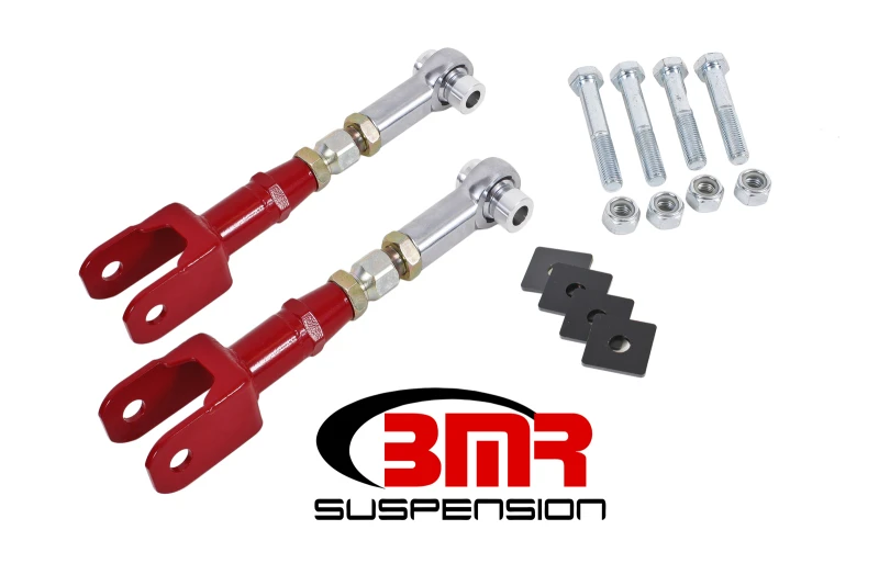 BMR 15-17 S550 Mustang Hinten On-Car einstellbare Steckglieder Zehenstangen - Rot