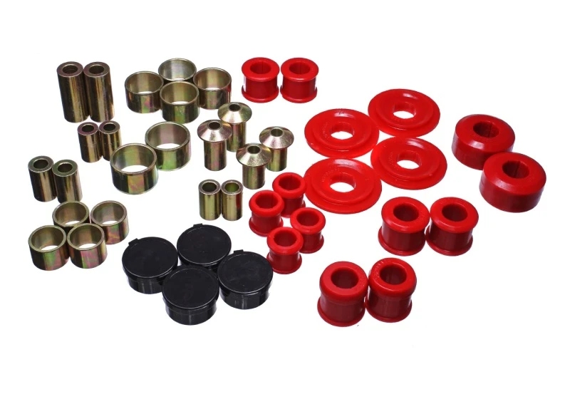 Energy Suspension 2015 Ford Mustang Hinterer Kontrollarm-Buschsatz - Rot
