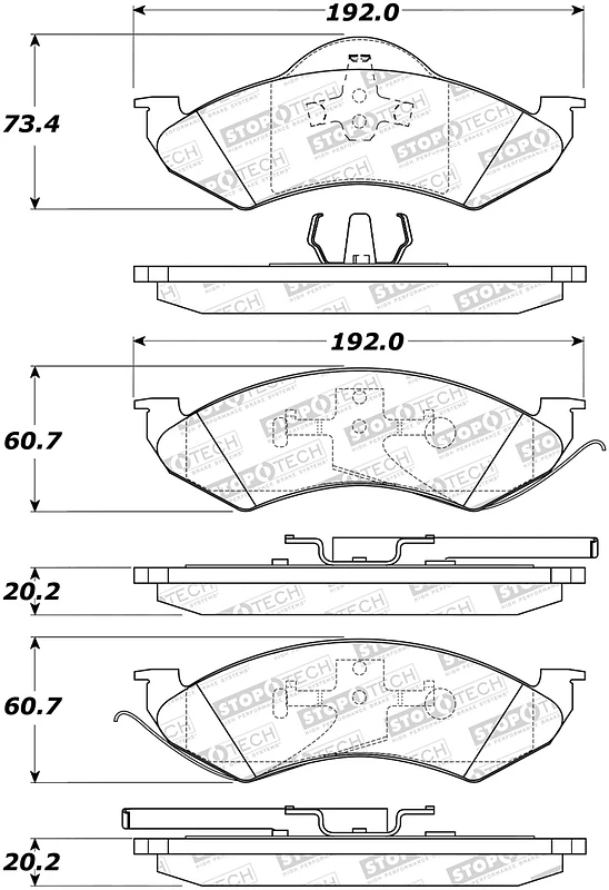 StopTech Street Brake Pads