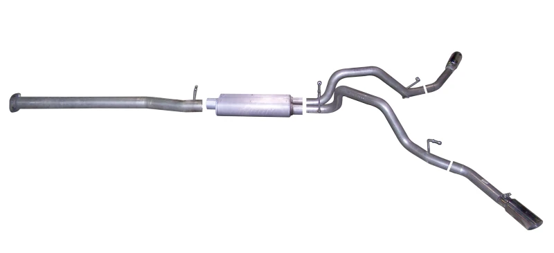 Gibson 08-09 Chevrolet Silverado 1500 LS 4,8L 2,25 Zoll Cat-Back Dual Extreme Auspuff - Edelstahl