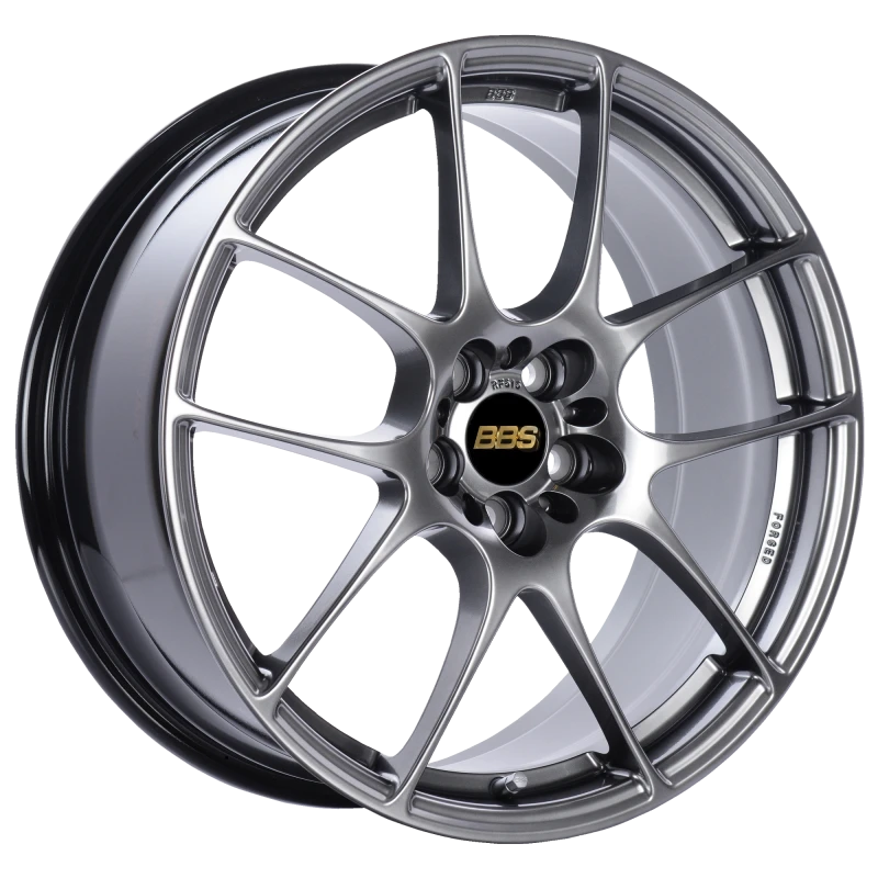BBS RF 18x8 5x112 ET45 Diamond Black Wheel -82mm PFS/Clip Required