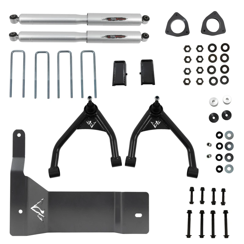 Belltech 07-13 Chevrolet Silverado / GMC Sierra 1500 4WD 4 Zoll Federbein Lift-Kit mit Stoßdämpfern