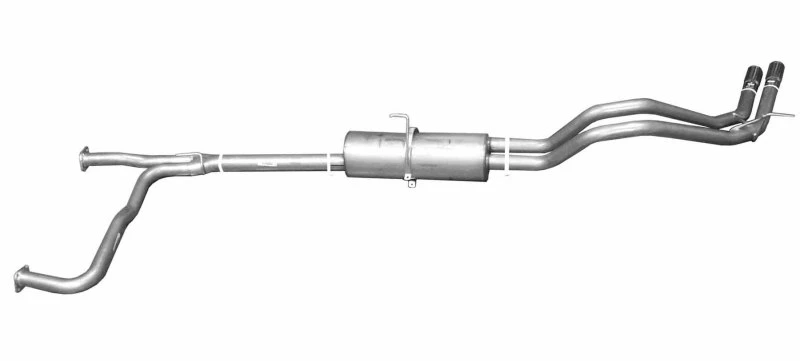 Gibson 04-10 Nissan Titan LE 5.6L 2.5in Cat-Back Dual Sport Auspuff - Edelstahl