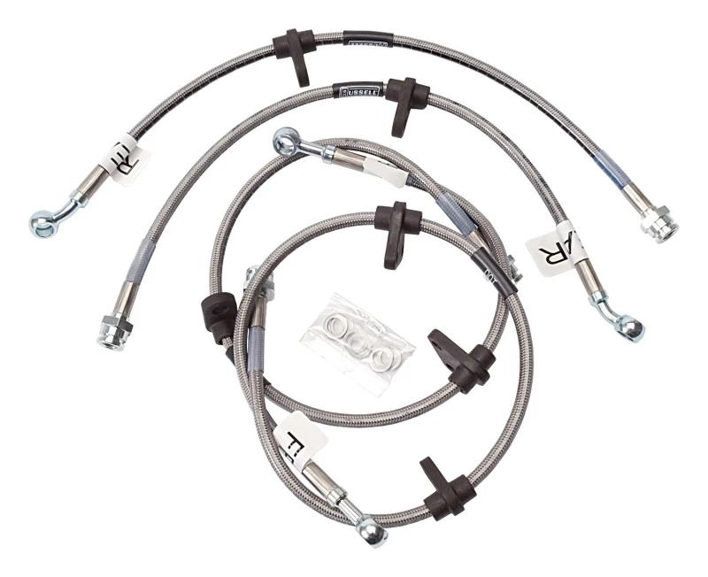 Russell Performance 92-95 Honda Civic (Alle mit hinteren Bremsscheiben/ ohne ABS) Bremsschlauch-Kit