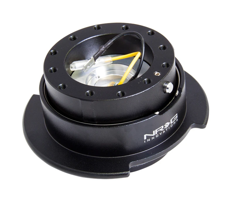 NRG Quick Release Kit Gen 2.5 - Black / Black Ring mit Fingerrillen