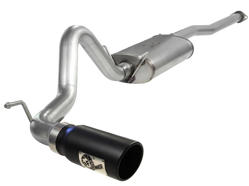 aFe MACH Force XP 3 Zoll Kat-Back Edelstahl Auspuffsystem mit schwarzer Spitze Toyota Tacoma 13-14 4.0L