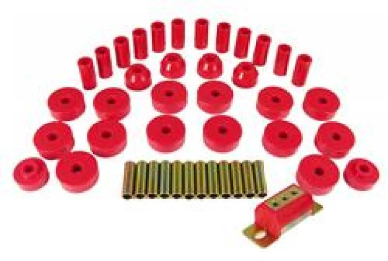 Prothane 74-75 Jeep CJ5 Total Kit - Rot