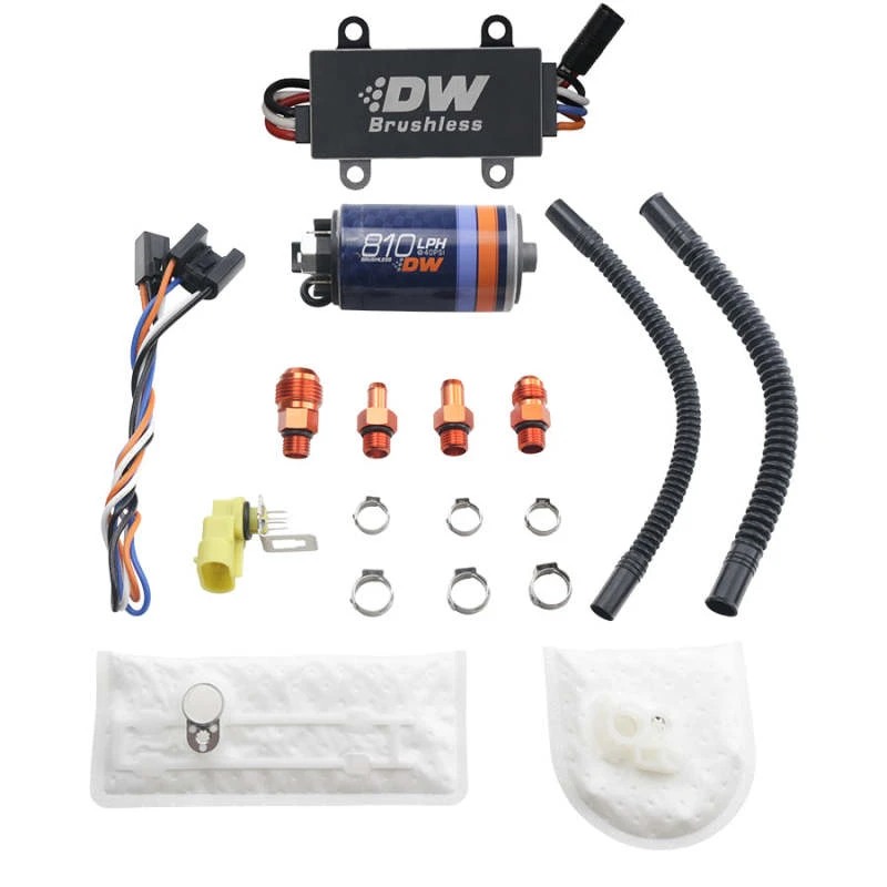 Deatschwerks DW810 Bürstenloser 810lph In-Tank Bürstenloser Kraftstoffpump mit 9-1002 + Doppelgeschwindigkeitsregler
