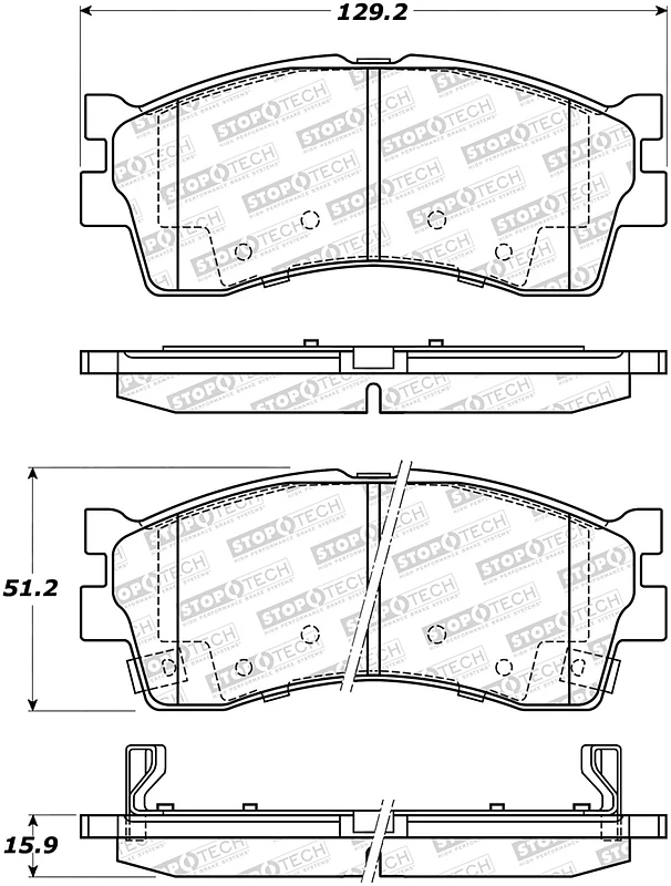 StopTech Street Brake Pads