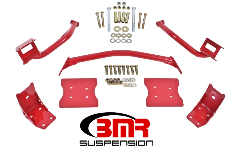 BMR 79-04 Fox Mustang Torque Box Verstärkungsplatte Kit(TBR005R Und TBR003R) - Rot