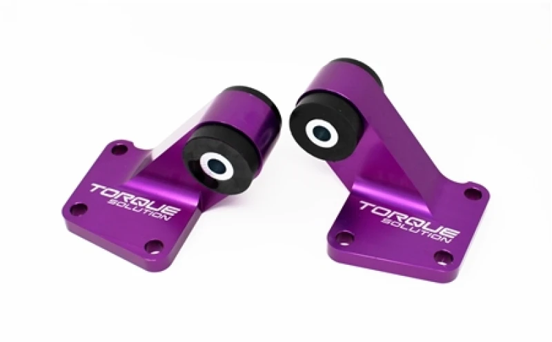 Torque Solution Billet Rear Differential Mounts für 03-06 Mitsubishi EVO VII-IX - Purple