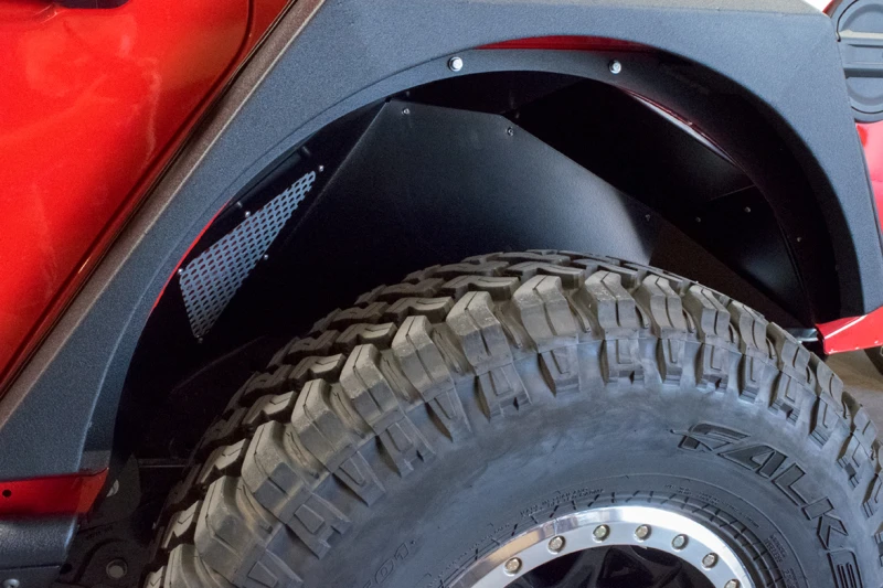 DV8 Offroad Radkastenauskleidung hinten für 2018–heute Jeep Wrangler JL