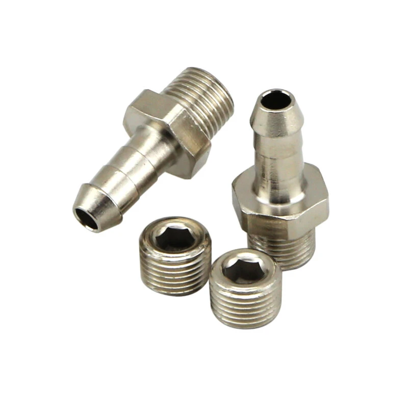 Turbosmart 1/8 Zoll NPT 6mm Schlauch-Anschlussfittinge und Blanks