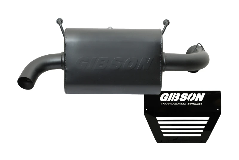 Gibson 16-18 Polaris RZR XP Turbo EPS Basis 2,25 Zoll Einzel Auspuff - Schwarz Keramik