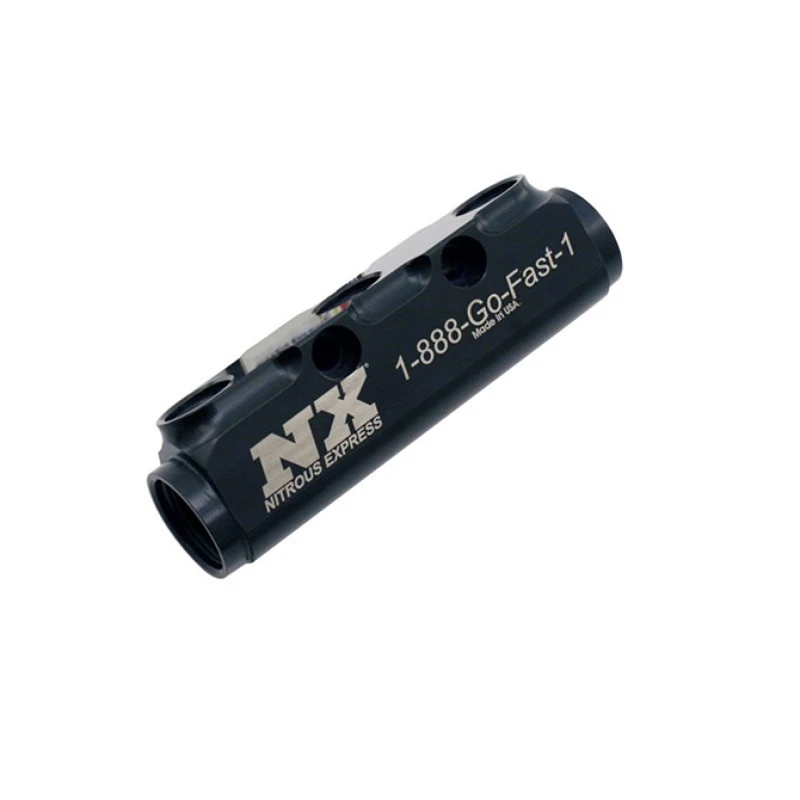 Nitrous Express Kraftstoff-Log 3-Port ohne Anschlüsse