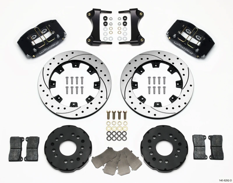 Wilwood Dynapro Radial Vorderrad-Bremse 12,19 Zoll gebohrt für 95-99 Mitsubishi Eclipse (*Leitungssatz erforderlich*)