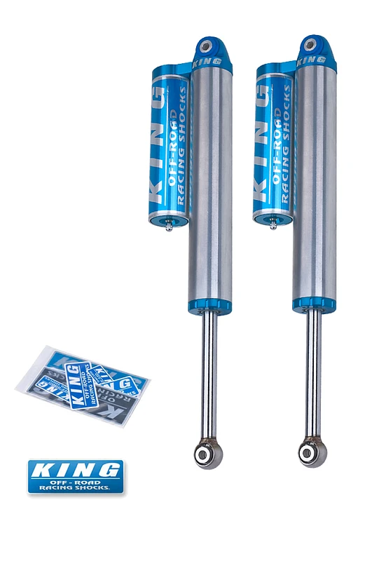 King Shocks Rear 2.5 Dia Piggyback Reservoir Shocks for 2007-2018 Chevrolet/GMC Silverado/Sierra 1500