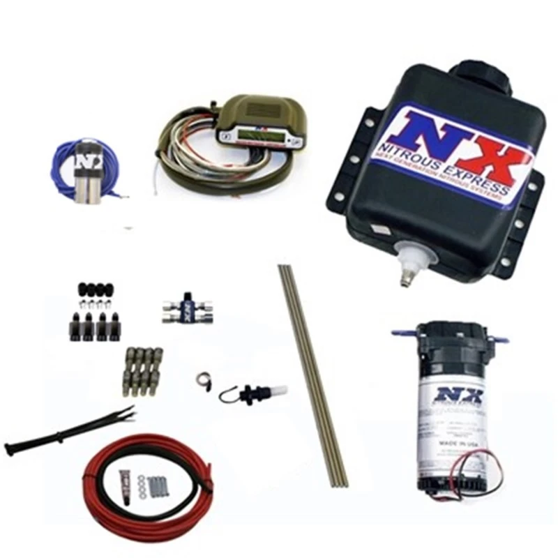 Nitrous Express Direkt-Port-Wasserinjektion 4 Zyl. Stage 3 mit Hartleitungen