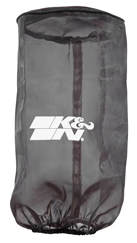 K&N Polaris Schwarze Runde Drycharger Luftfilterhülle 11,25inx3inx3in