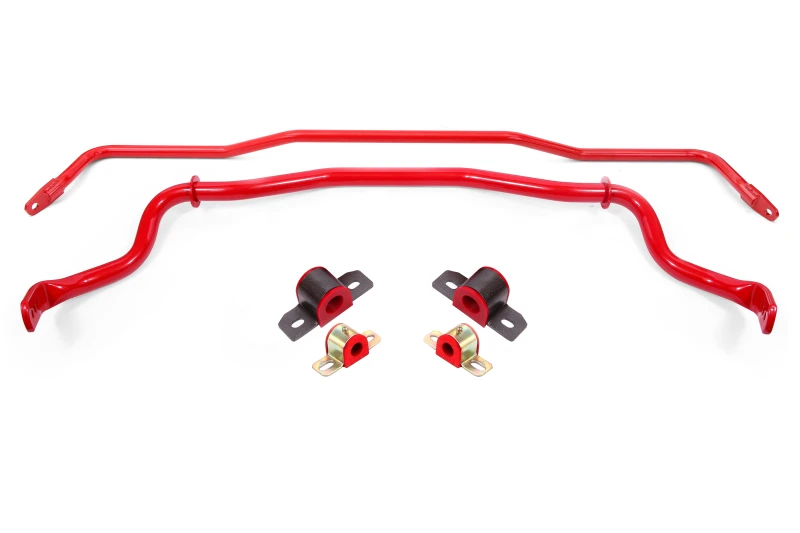 BMR 15-22 S550 Mustang Stabilisator-Kit mit Buchsen vorne und hinten rot