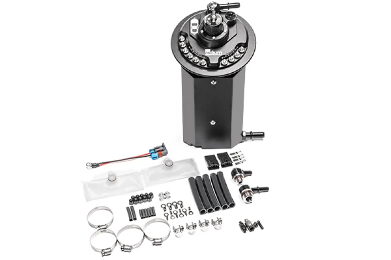 Radium 11-Up Ford Mustang Kraftstoff-Halter - Pumpen nicht enthalten Walbro F90000274/285 oder DW400
