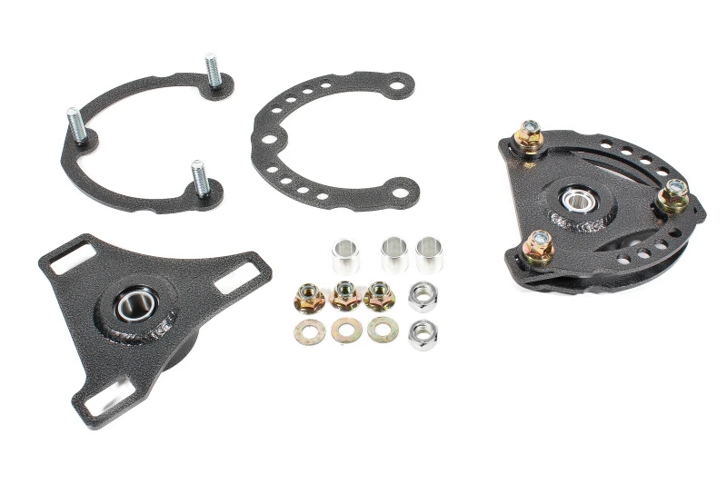 BMR 15-17 S550 Mustang Caster Camber Platten - Schwarz Hammertone
