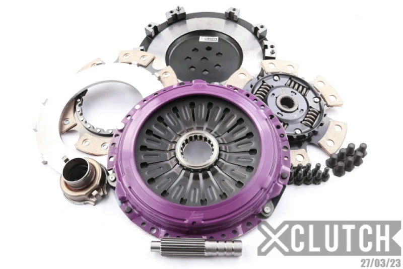 XClutch 9in Twin Sprung Ceramic Clutch Kit for 1997 Mitsubishi Lancer EVO IV 2.0L