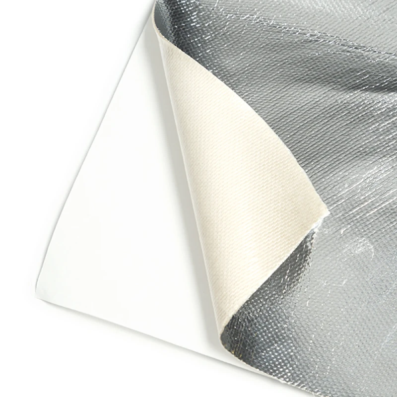 Mishimoto Aluminium Silica Hitzeschutz mit Klebemasse 24 Zoll x 24 Zoll