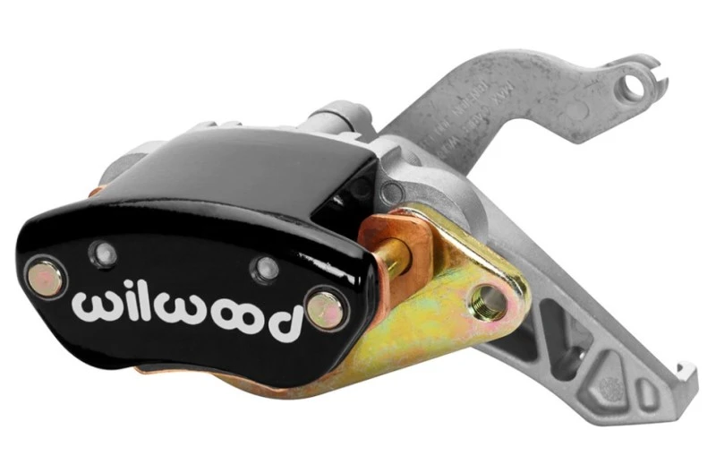 Wilwood Caliper-MC4 Mechanical-L/H - Black w/ Logo 1.19in Piston.81in Disc