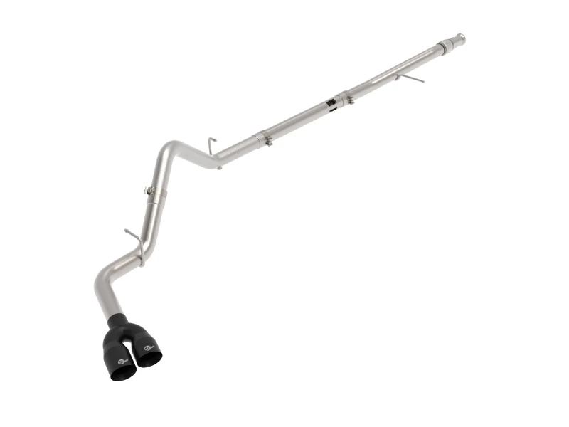 aFe Rebel XD Serie 3 Zoll 304 Edelstahl DPF-Back 20-21 GM Trucks L6-3.0L (td) LM2 - Dual schwarzer Endrohr