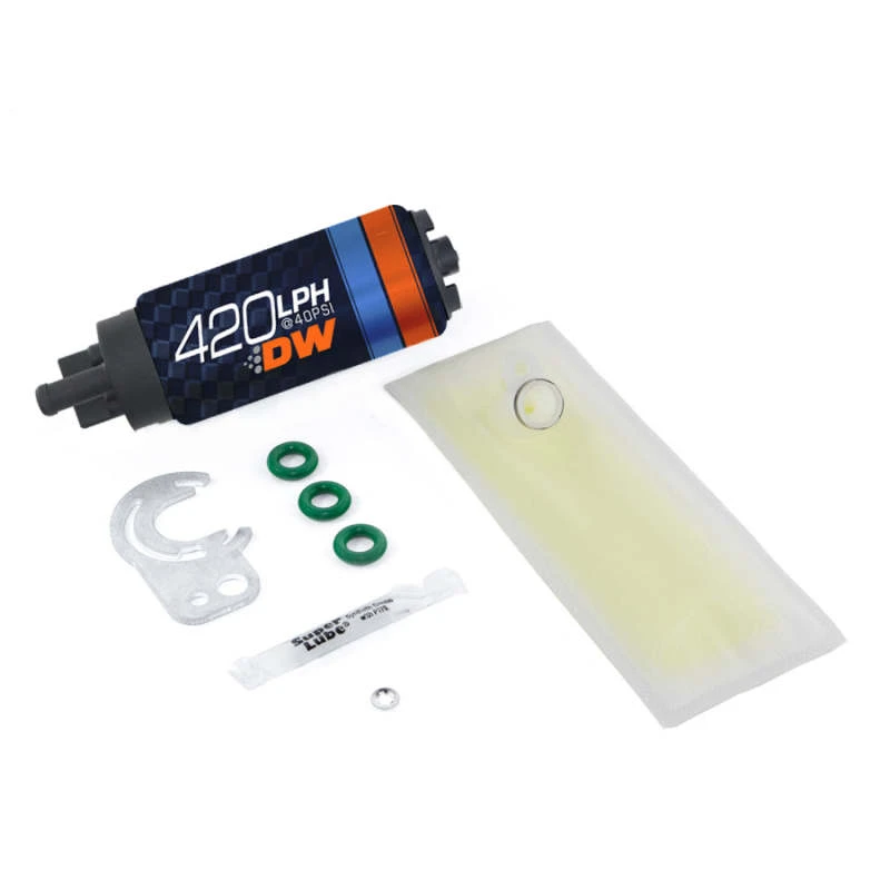 Deatschwerks DW420 Serie 420lph In-Tank Kraftstoffpumpe mit Installations-Kit für Miata 89-93