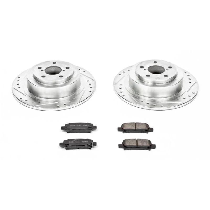 Power Stop Rear Z23 Evolution Sport Brake Kit for 03-06 Subaru Baja